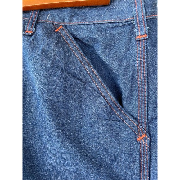 Vintage Montgomery Wards Mens Insulated Jeans 1960s 33/29 - Picture 7 of 16